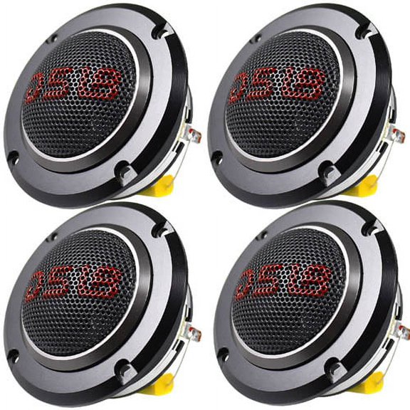 4 Pack DS18 Super Bullet Tweeter 400 Watts Max 4 Ohm Neo Magnet PRO-TWN5 1.5" VC