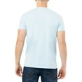 thumbnail image 2 of X RAY JEANS Mens Basic V-Notch Neck Short Sleeve T-Shirt, Light Blue, M, 2 of 3