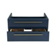 thumbnail image 6 of Fresca Stella 30" Wall Hung Undermount Bathroom Cabinet in Royal Blue, 6 of 15