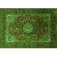 thumbnail image 1 of Ahgly Company Indoor Rectangle Medallion Green Traditional Area Rugs, 5' x 7', 1 of 1