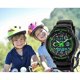 thumbnail image 4 of Relojes, relojes digitales para niños, reloj analógico deportivo para exteriores resistente al agua hasta 50 m con alarma, temporizador, zona horaria dual y luz LED para niños., 4 of 5