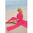 thumbnail image 5 of Zeagoo Womens Plus Size Swimsuit Cover Up Deep V Neck Bathing Suit Swimwear Bikini Coverup Long Split Kaftan Kimono Dress, 5 of 5