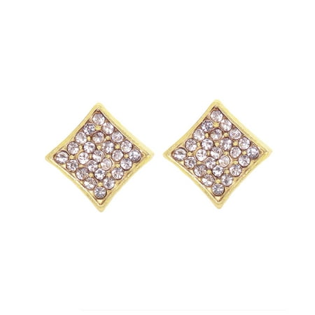 Gold Diamond Stud Earrings For Women Rhombus Studs Fashion Las Online Gold Diamond Stud Earrings For Women Rhombus Studs Fashion Las Online