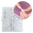 thumbnail image 2 of Poly-Extension Gel Form Builder Gel Molds Oval False Tips for Gel Manicure Art Designs, 2 of 8