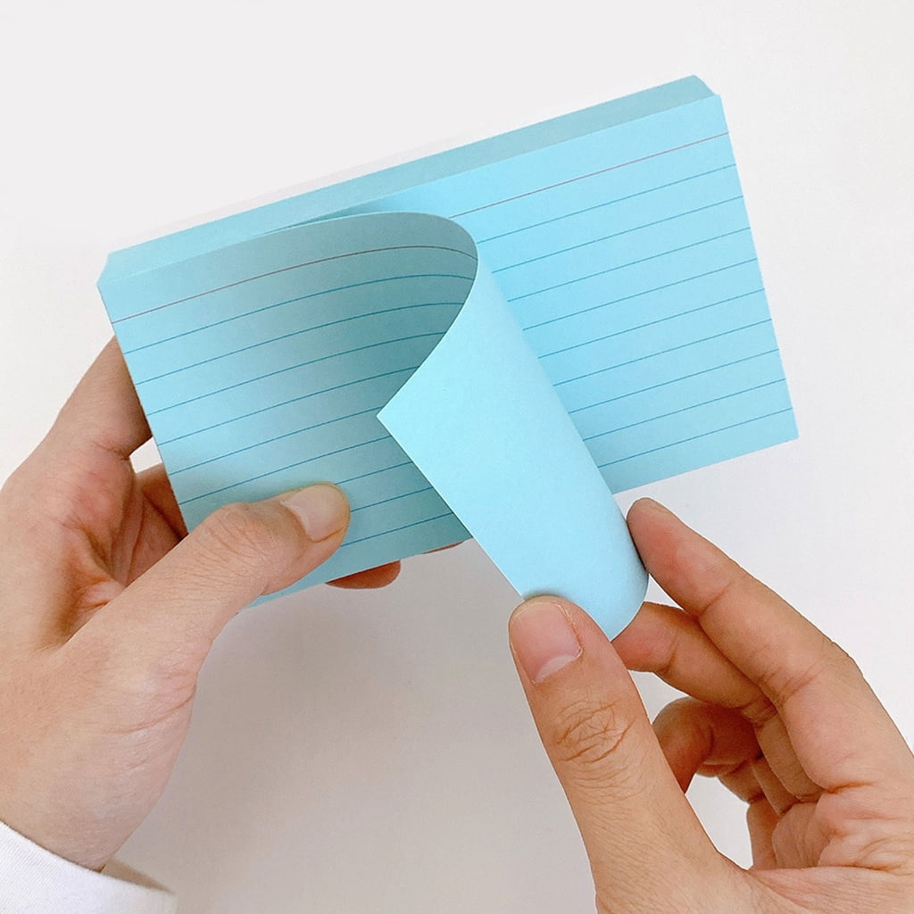 250Pieces Colored Note Paper 3x5Inch Ruled Note Cards for NoteTaking Writing