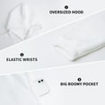 Factory Oversized Big Blanket Hoodie For Adults Extra Long Sherpa Wearable Hooded Blanket Sweatshirt With Giant Sleeve