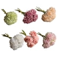 thumbnail image 2 of Ramo de peonía artificial Flores falsas Banquete de boda Cena Decoraciones para fiestas Decoración de sala de estar en casa Inevent JJ16071-06, 2 of 6