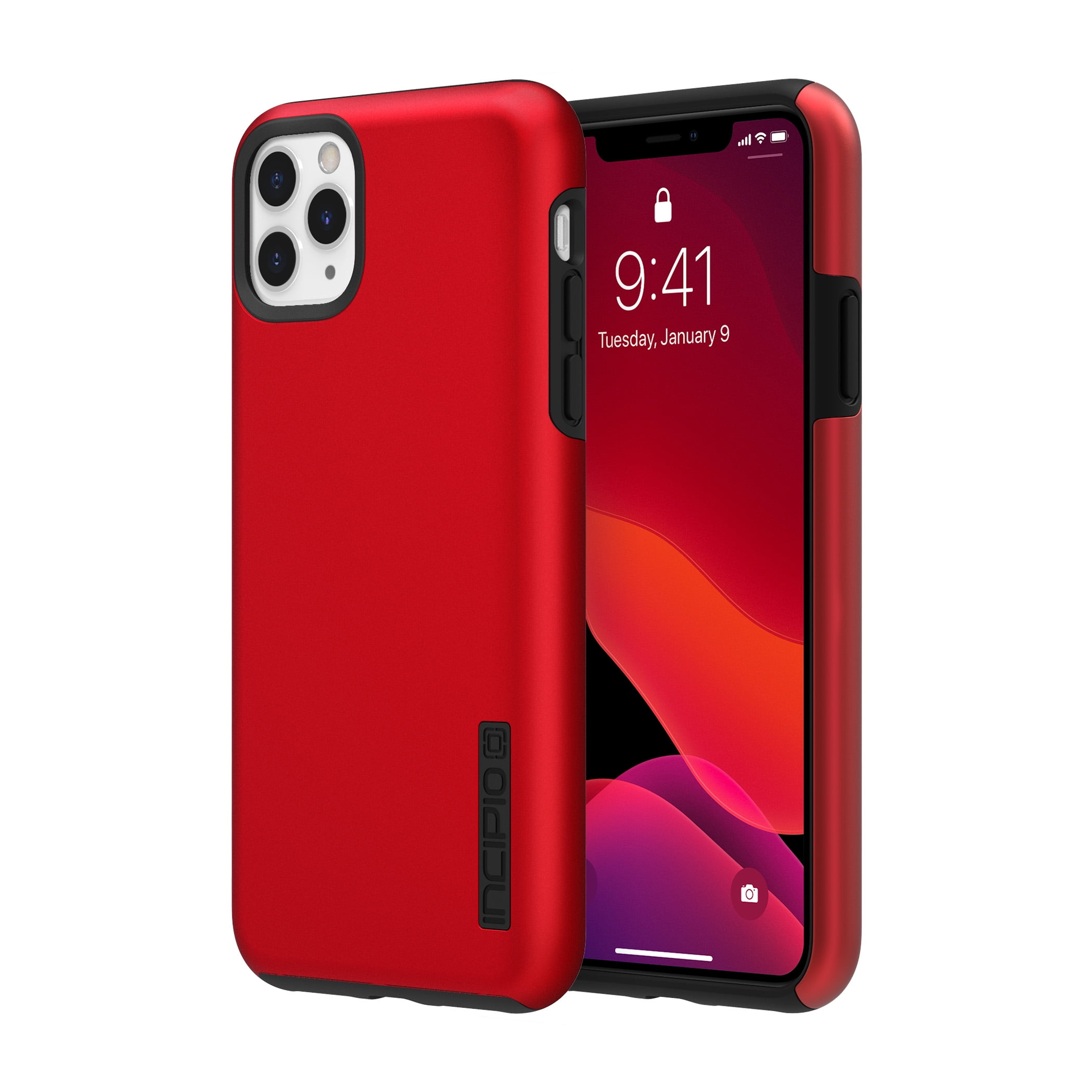 Incipio DualPro Case for Apple iPhone 11 Pro Max Iridescent Red/Black