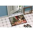 thumbnail image 4 of Carolines Treasures DAC3834MAT 18 x 27 in.  Keeshond Christmas Cookies Doormat, 4 of 5