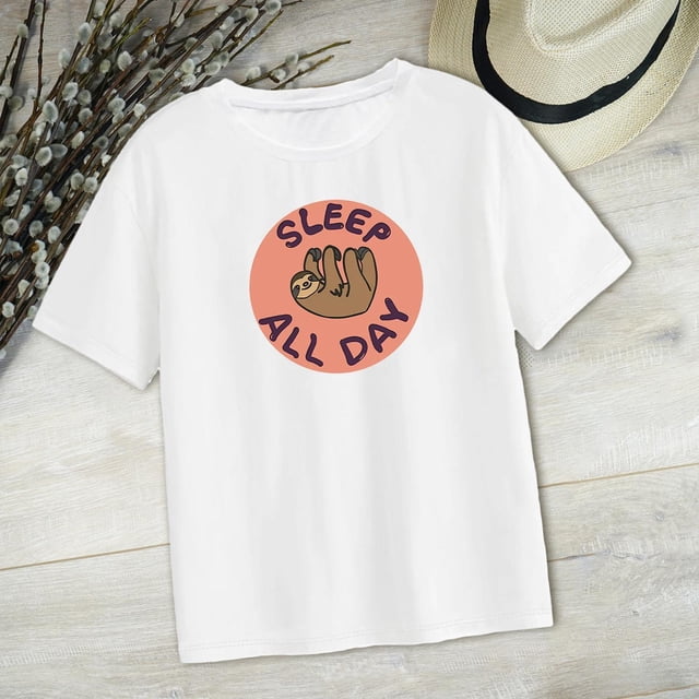 Camiseta para mujer Yinane básica Suave Cuello Redondo Moda verano SG