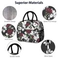 thumbnail image 4 of Womens Pioneer Flower Floral Print Pattern Lunch Box for Work,Insulated Lunch Bag for Women,Loncheras Para Mujer,Leakproof Adult Lunch Bag for Work,Beach,Travel,Picnic,Camping, 4 of 7