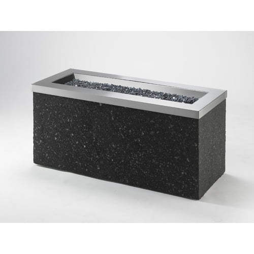 The Outdoor GreatRoom Company Crystal Fiberglass Propane and Natural Gas Fire Pit