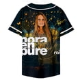 thumbnail image 3 of Nora En Pure Merch Baseball Jacket Women/Men Fashion Casual Short Sleeve Jersey Style2, 3 of 5