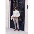 thumbnail image 5 of Ekouaer Men's Turtleneck Long Sleeve Turtle Neck Shirts Basic Lightweight Undershirt Thermal Pullover Sweater, 5 of 7