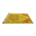 thumbnail image 2 of Ahgly Company Machine Washable Indoor Rectangle Persian Yellow Traditional Area Rugs, 2' x 4', 2 of 4