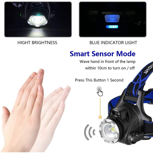 Litwod-lampe frontale XM-L à 3 Led avec fonction zoom, lampe torche alimentée par piles 18650 rechargeables, T6, 2303REZ70 - Historique des prix et avis | Vendeur AliExpress - LitwodNO1 Store