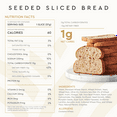 thumbnail image 3 of Hero Bread Seeded Sliced Bread, 19.5 oz Loaf, 3 of 6