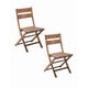 thumbnail image 1 of Set 2 Sillas de Madera Merkatari Madera Solida Plegables, 1 of 5