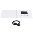 thumbnail image 2 of Video Greeting Card, HD 720P Electronic Blank Video Book with LCD Screen, Rechargeable Battery, Reusable Video Display for Birthday Wedding Anniversary, 2 of 7