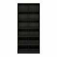 thumbnail image 6 of Furinno BASIC 12-Cube Open Bookcase Storage Organizer 12 x 32 x 71 in Espresso, 6 of 6
