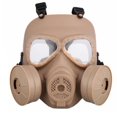 thumbnail image 1 of Máscara de gas protectora táctica Airsoft, gafas de protección ocular de cara completa, máscara de gas de calavera tóxica simulada con ventiladores de filtro para juego de pistola de aire comprimido,, 1 of 8