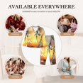 thumbnail image 7 of Saiise Follow Your Dream Dreamcatcher Print Women Soft Pajama Sets,Long Sleeve Sleepwear Button Up 2-Piece Pjs Lounge Sets-Small, 7 of 7