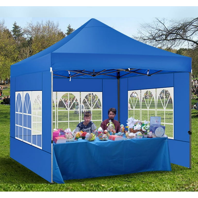 HOTEEL 10x10 Commercial Canopy Tent, Heavy Duty with Sidewalls