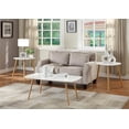 thumbnail image 5 of Convenience Concepts Oslo Console Table in White and Natural Wood Finish, 5 of 5
