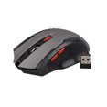 thumbnail image 4 of Ergonomic 6 Keys 1600DPI 2.4GHz Wireless Gaming Mouse USB Receiver for PC Laptop - Red, 4 of 5