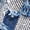 Blue, variant on Black Ladies Denim Material Mid Heel Short Boots Comfy Casual Round Toe Lace Up Winter Style Shoes