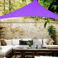 thumbnail image 5 of Waterproof Sun Shade Sail UV Blocker Sunshade Patio Equilateral Triangle Knitted Block Fabric Pergola Carport Awning, 5 of 7