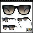 thumbnail image 2 of Iconic Narrow Rectangular Thick Horn Rim Plastic Minimal Sunglasses Black Tortoise - Brown, 2 of 6