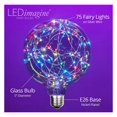thumbnail image 2 of LEDimagine Fairy String Light Bulb Fairy Lights, LED Globe Fairy Light Pendant Bulb, Globe Fairy LED Light (RGB Multicolor Color Changing, G125 Globe Light Bulb, E26 Base), 2 of 5