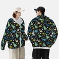 thumbnail image 4 of Lsque Dinosaur UPF 50+ Lightweight Sun Protection Men's Women's Long Sleeve Shirt, Hoodie Performance -Large, 4 of 9