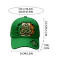 thumbnail image 2 of St Patrick's Day Irish Cap for Men & Women – Breathable Sporty Baseball Hat with Sweat-Absorbing Lining & Raised Embroidery, Classic Casual Headwear Gift, 2 of 4