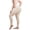 Beige, variant on Plus Size Women's Seamless Shapewear - High Waist Tummy Control Butt Lifting Compression Pants