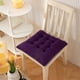 thumbnail image 3 of Cojín grueso de pana para silla de comedor y oficina – Base antideslizante con correas de sujeción para un ajuste seguro., 3 of 5