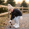 thumbnail image 6 of Abcomgle Girls Winter Coats Size 7-8 Winter Stand Collar Kids Down Jacket Warm Lightweight Winter Coat Toddler Quilted Padded Winter Jacket for Toddler Boys, 6 of 7