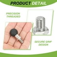 thumbnail image 3 of Uxcell Ball Mount Base Ball Adapter with Threaded Bolt Stainless Steel for Action Camera Camcorder Compatible 0.67" x M8, 3 of 7