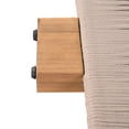thumbnail image 5 of Christopher Knight Home Adjustable Outdoor Wood Chaise Lounge with Cushion, Rope Accent, Beige, Set of 4, 5 of 13