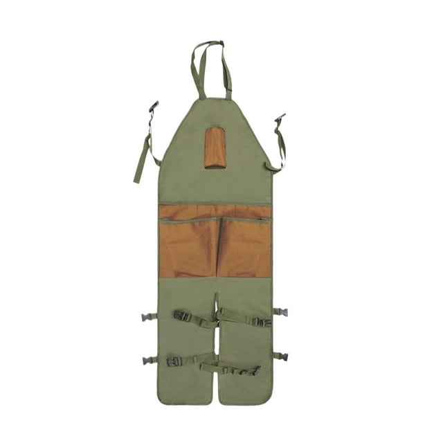 kurtrusly Polyester Gardening With And Canvas Work Apron Canvas Work Apron Polyester Apron For For Apron Canvas With For Military green+brown