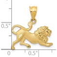 thumbnail image 5 of 14K Yellow Gold Lion Charm (19 X 20) Made In United States c83, 5 of 6