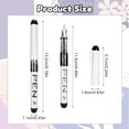 thumbnail image 2 of 9 Pcs Black Fountain Pens Set Disposable for Writing EF Nib Fine Point Calligraphy Pen Smooth Writing Ink Pens for Note Taking Journaling Sketching Scrapbook Office School, 2 of 7