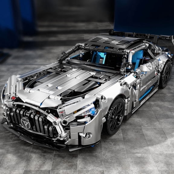 Masondi 1:14 Scale Racing Car Building Blocks Set - 1466PCS Model Kit for Boys & Adults Collectible Birthday Gift