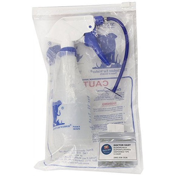 Elephant Ear Washer ECONOMY Bottle System by Doctor Easy
