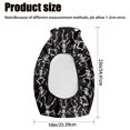 thumbnail image 7 of Uorisanigo Funny Skull ATV Seat Covers, Waterproof 4-Wheeler Seat Cover Universal ATV Accessories Compatible with Most ATVs Snow Rain Dust Protection & Comfort Riding Easy to Install, 7 of 7