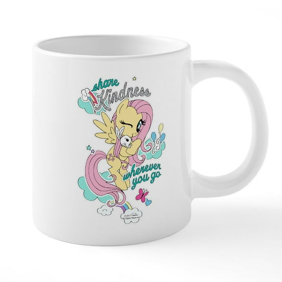 CafePress - MLP Fluttershy Kindness Mugs - 20 Oz White Ceramic Mega Mug