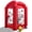 Red, variant on Inflatable Cash Cube Booth with Blower 8.2 x 5.2 x 5.2 ft Red Money Grab Machine for Business Advertising, Event Promotion and Weddings Activities