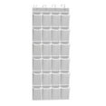 thumbnail image 1 of 24 Pocket Hanging Over Door Shoe Organizer Storage Rack w/4 Hooks for, 1 of 7