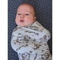 thumbnail image 2 of Modern Moments by Gerber Baby Neutral Super Soft Swaddle Blankets, 2-Pack, Gray Western, One Size, 2 of 11